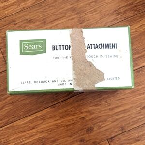 Sears Buttonhole Attachment